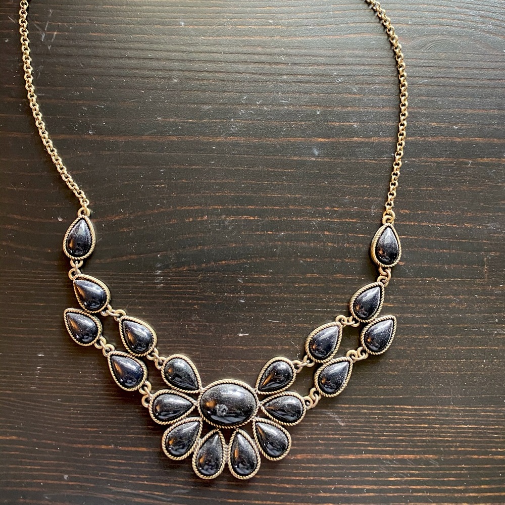 Black and Gold Necklace